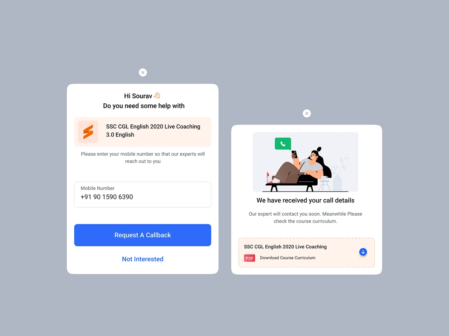 Lead Generation - Pop-Up